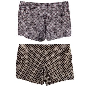 J Crew | 2 Pair Chino Shorts Size 12 NWOT